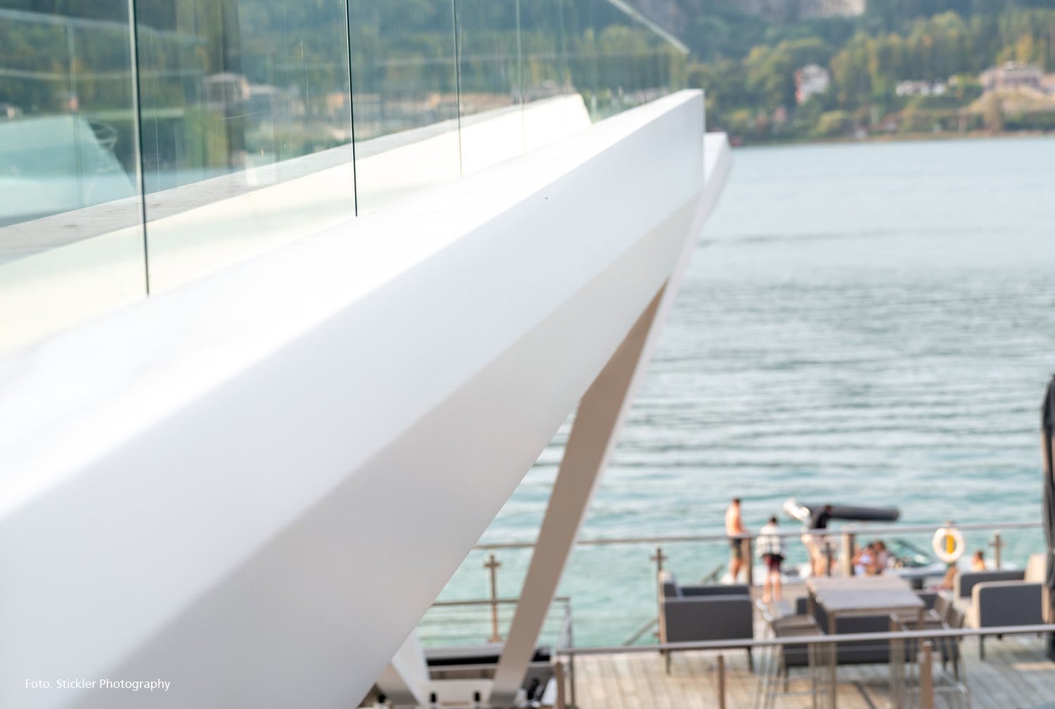 Hermitage Steg – Auskragung über dem Wörthersee